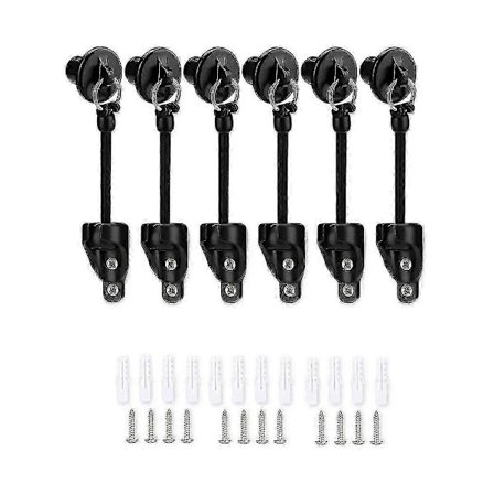 4 stk. Telefonstativ, Sammenleggbar Mobiltelefonholder i Lommeformat for Skrivebord, Universell V-formet Vertikal og Horisontal Feste