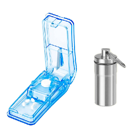 1 Set Pillerkutter för Små eller Stora Piller (Blå)