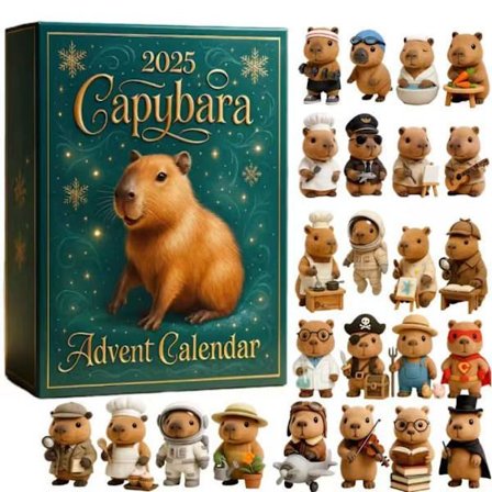 Capybara Adventskalender, Akryl-nøkkelringer