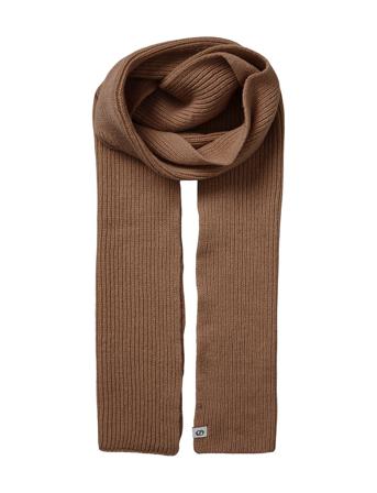 Solid Cass Scarf Brown Becksöndergaard