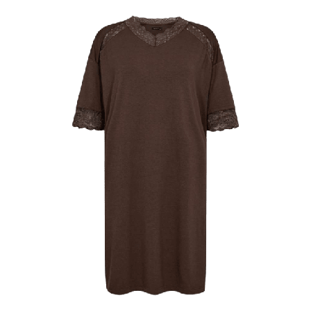 Decoy Bambuviskos, Kortärmad Nattlinne, Rose Sovkläder Dam Brun L