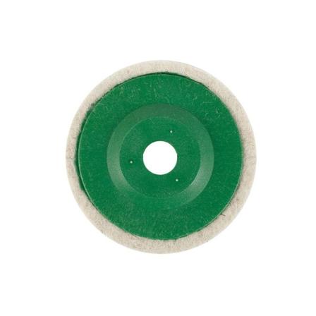 10 kpl 4 tuuman pyöreä villakiillotustyyny Villapyörä VIHREÄ 10 kpl 10 kpl green 10pcs-10pcs