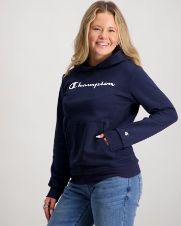 Champion Hooded Sweatshirt Niebieski Bluzy z kapturem Dziewczyna - Kids Brand Store