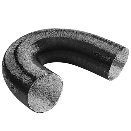 76 mm Aluminiumfolie Värmeväxlare Slang Förvärmningsslang För 6000w Värmeuttag Bilkanal Dräneringsslang