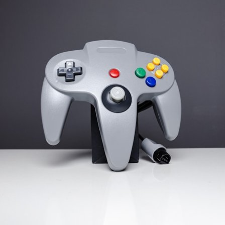 Ny Tredjeparts Handkontroll Grå - Nintendo 64
