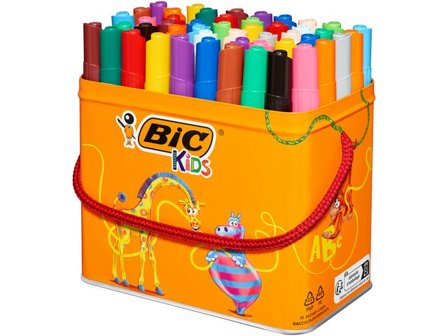 BIC Fiberpenna BIC Kids Visacolor XL 48/fp - Lyreco - Skola och förskola - Pennor och tillbehör - Fiberpennor - Standard