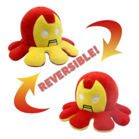 Dubbelsidig Flip Octopus Plyschleksak Style3