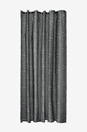 Dsignhouse x Moomin - Bruseforhæng Mumin 180x200 cm - Sort - Badeforhæng - Fra Homeroom