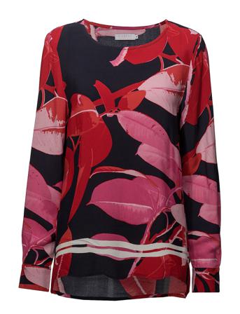 Moss Crepe Blouse W. Branch Print & Patterned Coster Copenhagen