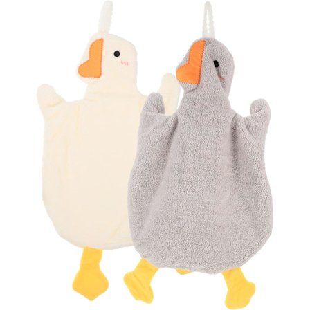 2 stk. Andehåndkle, barnehåndkle, badehåndkle, hårhåndkle, hengende vaskeklut, badehåndkle