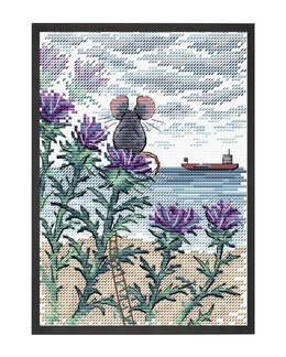 Broderikit Tavla En bit av havet - M.P Studia