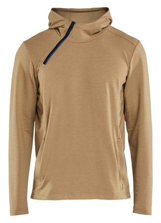 Blåkläder 3594-2547 Huvtröja halvzip Ljus nougat, Kläder