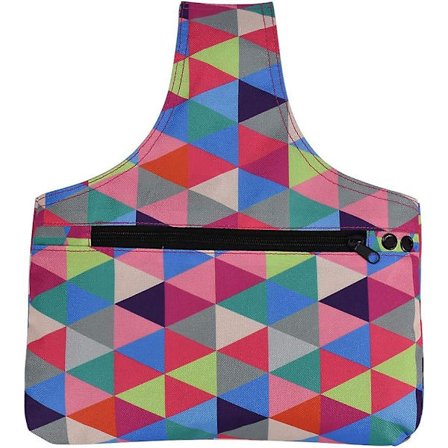 Lett strikkeveske for reise, garnoppbevaringsveske, tom, bærbar strikkeveske for håndleddet for oppbevaring av garn, heklenåler, heklenål