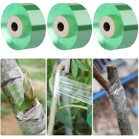 Selvklebende podebånd - 3 ruller med 100 m barnehagetape for poding av frukttrær og planter