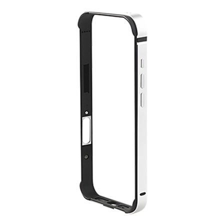 SKALO iPhone 17 COTECi Aluminium Silikone Bumper - Sølv