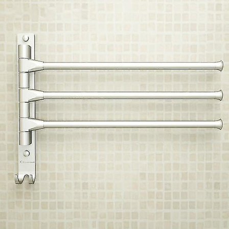 Europeisk Avtakbar Håndklehylle Rom Aluminium Veggmontert