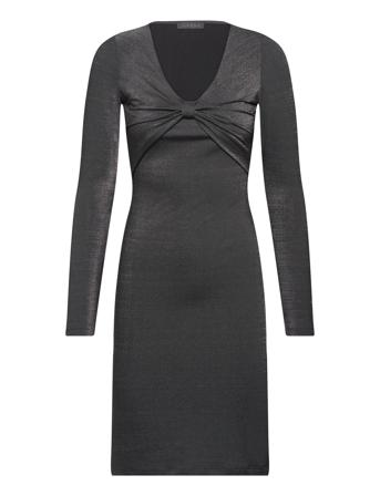 Ls Nk Knot Clotilde Dress Knælang Kjole Black GUESS Jeans