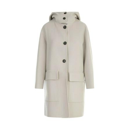 Seventy, Venezia Cachemir Coat's Mezcla Break Beige, Dames, Maat:S