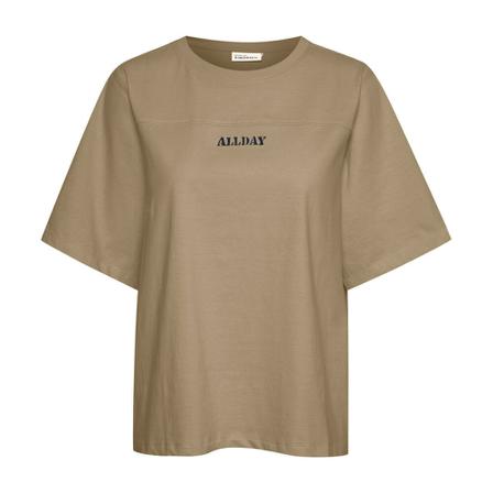 Karen by Simonsen Amandakb T-shirt 10103764 Brun, Dame T-shirts, Størrelse: XS