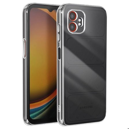 Coque Slim - AVIZAR - Samsung Galaxy Xcover 7 Pro - Ultra-Tunn Silikon - Transparent - Effektivt Skydd