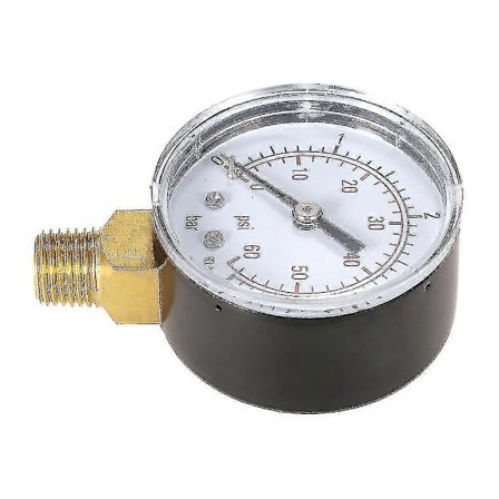 50mm 0~60psi 0~4bar Poolfilter Vandtryk Urskive Hydraulisk Trykmåler Manometer 1/4" Npt Gevind[PL]