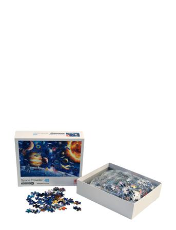 Puzzle "Space Travel", 1000 Pcs. Patterned Magni Toys