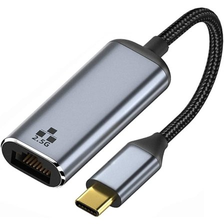 USB-C Typ-C USB3.1 till 2500Mbps 2.5Gbps GBE Gigabit Ethernet Nätverks-LAN-kabeladapter för bärbar dator