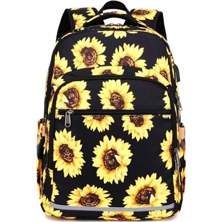 Ryggsäck för kvinnor 15,6 tum Laptop Ryggsäck College Ryggsäck Flicka