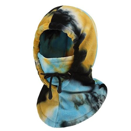 Gul sykkel Balaclava Tie Dye Snøring Hold Varme Utendørs Hik