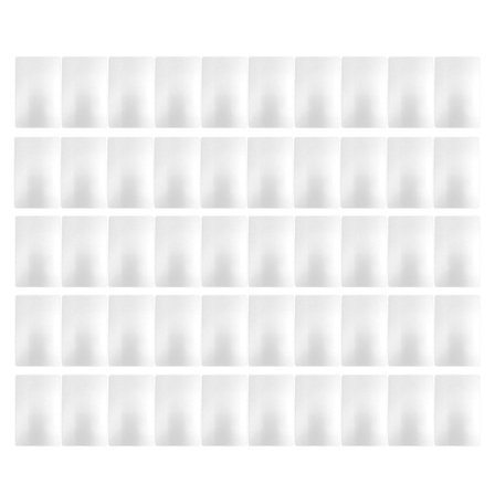 50 ark metall visittkort varmeoverføring aluminium visittkort blanke håndverksutstyr