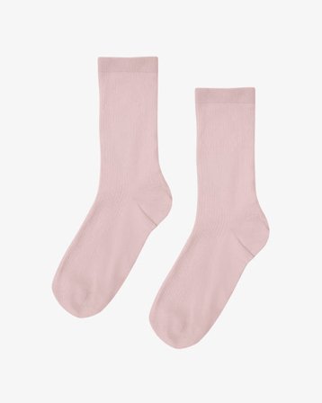 Women Classic Organic Sock - Faded Pink - Female - 36-40