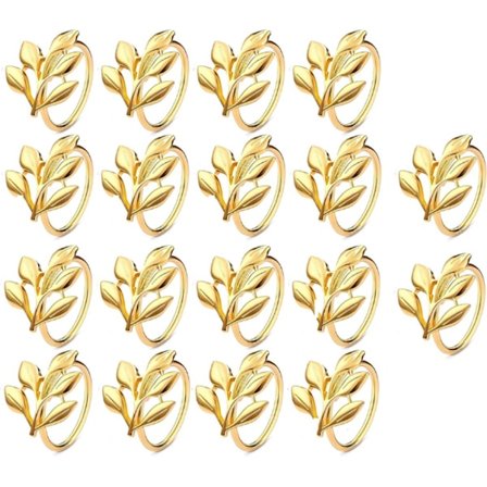 18 stk. - Servietring - Borddekoration - Legering - 43 mm