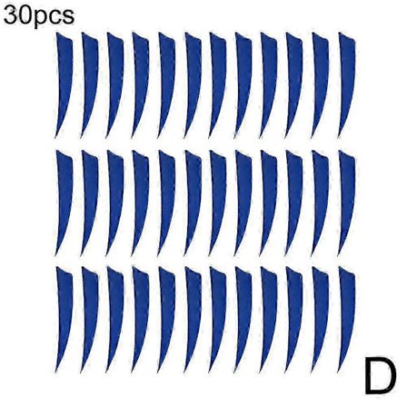 2025 30 stk. bueskyting pilfjær naturlig fjær Turkey Fletches Bow Arrow