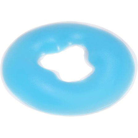 Myk silikon massasjepute, viskoelastisk gelpute for ansikts- eller nesespaltemassasjebord, vaskbar og enkel å vedlikeholde, 1 stk