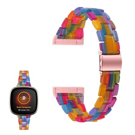 Fitbit Sense / Versa 3 resin watch band - Multi-color