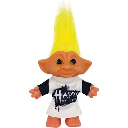 Små Trolldukker - Vintage Juletroll | Samleobjekter, Søte Hyllefigurer, Retro Bordpynt for Barnerom