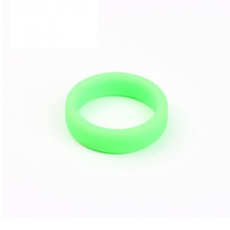 2 Stk Gummi Ring Bagasje Hjul Ring GRØNN GRØNN