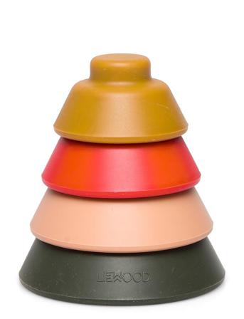 Walter Stacking Tower Tree Toys Baby Toys Educational Toys Stackable Blocks Monivärinen/Kuvioitu Liewood