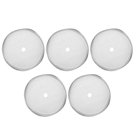 5 st Rostfritt Stål Filter Mesh Skärm Ersättning för 350ml Fransk Press Kaffebryggare