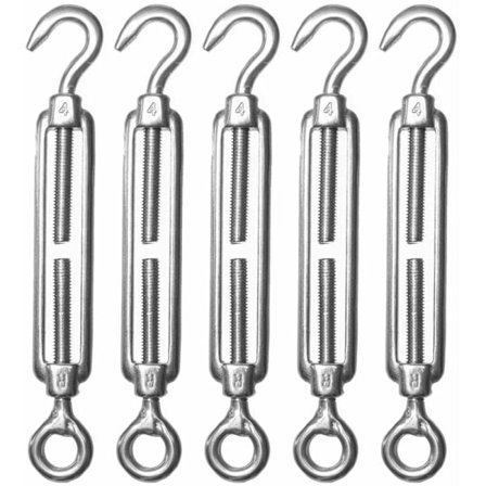 M4 304 Rostfritt Stål Spännare Rostfritt Stål Spännare Wire Rope Lätt Spänning