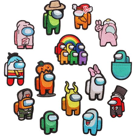 /EA//#/14-pak broderede stryge-påsyede lapper til tøj jakker/#/