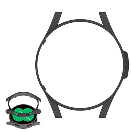 Samsung Galaxy Watch 4 (44mm) enkelt skyddsfodral - Svart