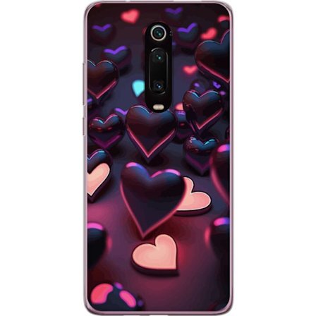 Kompatibelt Mobilskal till Xiaomi Xiaomi Mi 9T Pro Midnattshjärtan