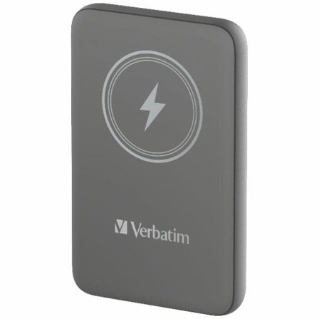 Verbatim Magnetisk Trådlös Powerbank 5000mAh 15W - Grå