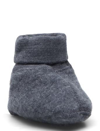 Nbmwmino Wool Bru Slippers Xxii Shoes Baby Booties Grå Name It