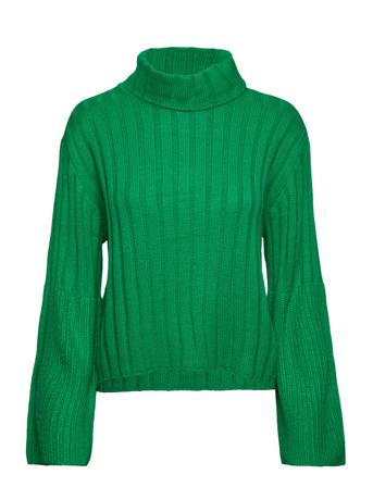 Vmlayla Ls Rollneck Blouse Bf Green Vero Moda