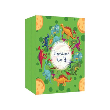 Julegavetilbud og salg - Adventskalender 2022 Dinosaurfigurersett med 70x74 cm lekematte Nedtelling til jul for gutter og jenter