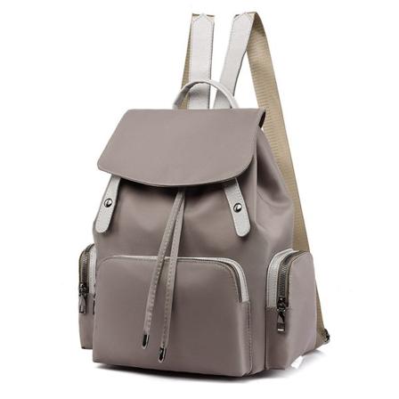 Kvinder pige rygsæk skuldertaske skoletaske Oxford Cloth Korean Style All-Match Casual Travel Canvas Stor-Kapacitet Khaki