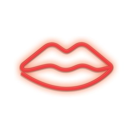 Forever FLNEO8 Neon LED Lamp - Lips