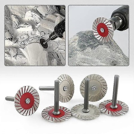 40 mm diamantklinge med 6 mm skaft skæreskivehjul til gravering og skæring af fliser, granit, marmor